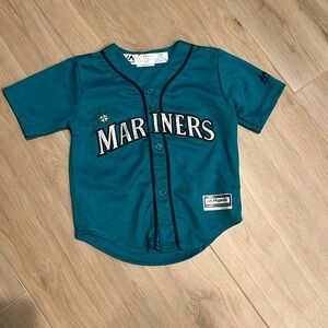 Toddler size 2T Mariners Baseball Jersey